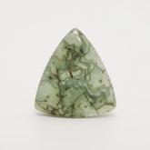 Moss Agate 1PC Large 11x11 MM Triangle Cabochon Green Pure semi Precious Loose Gemstones