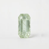 Moss Agate 1PC Tiny 4x8 MM Baguette Faceted Green Fiery Semi Precious Loose Gemstone