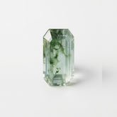 Moss Agate 1PC Large 8x16 MM Baguette Faceted Green Splendid Semi Precious Loose Gemstone