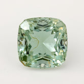 Moss Agate 1PC Chunky 14x14 MM Cushion Faceted Green Genuine Semi Precious Loose Gems