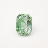 Moss Agate 1PC Small 7x9 MM Emerald Faceted Green Lustrous Semi Precious Loose Gemstone