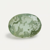 Moss Agate 1PC Chunky 12x16 MM Oval Faceted Green Shine Semi Precious Loose Gems