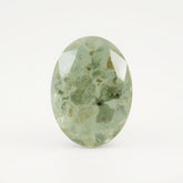 Moss Agate 1PC Chunky 13x18 MM Oval Faceted Green Fine Semi Precious Loose Gemstone