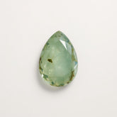 Moss Agate 1PC Tiny 3x5 MM Pear Faceted Green Luster Semi Precious Loose Gemstones