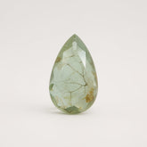 Moss Agate 1PC Tiny 5x7 MM Pear Faceted Green Shine Semi Precious Loose Gems