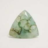 Moss Agate 1PC Chunky 16x16 MM Triangle Faceted Green Pure Semi Precious Loose Gemstones