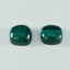 Malachite 10PC Tiny 5x5 MM Cushion Cabochon Green Polished semi Precious Loose Gems