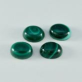 Malachit 1PC Kleiner 6x8 MM Oval Cabochon Grün Glänzender Halbedelstein Halbedelstein