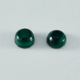 Malachite 1PC Large 10x10 MM Round Cabochon Green Sparkling semi Precious Gems