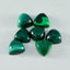 Malachite 1PC Small 7x7 MM Triangle Cabochon Green Luster semi Precious Precious Gemstone