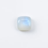 Moonstone 1PC Tiny 6x6 MM Cushion Cabochon White Pure semi Precious Precious Gemstone