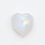 Moonstone 1PC Large 10x10 MM Heart Cabochon White Superior semi Precious Semi Precious Gemstone
