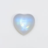 Moonstone 1PC Large 11x11 MM Heart Cabochon White Pure semi Precious Precious Gemstone