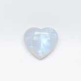 Moonstone 1PC Small 8x8 MM Heart Cabochon White Natural semi Precious Loose Gemstone