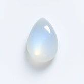 Moonstone 1PC Medium 8x10 MM Pear Cabochon White Superior semi Precious Gems