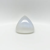 Moonstone 1PC Tiny 6x6 MM Triangle Cabochon White Pure semi Precious Loose Gems