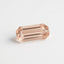 Morganite 1PC Small 5x10 MM Baguette Faceted Pink Lustrous Semi Precious Loose Gemstone