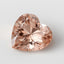 Morganite 1PC Large 12x12 MM Heart Faceted Pink High-Quality Semi Precious Loose Gems