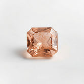 Morganite 1PC Large 10x10 MM Square Faceted Pink Shine Semi Precious Loose Gemstones