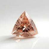 Morganite 1PC Chunky 16x16 MM Triangle Faceted Pink Pure Semi Precious Loose Gems