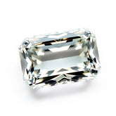 Moissanite 1PC Chunky 15x20 MM Emerald Faceted White Shine Man Made Loose Gems