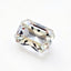 Moissanite 1PC Tiny 5x7 MM Emerald Faceted White High-Quality Man Made Loose Gems