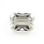 Moissanite 1PC Medium 8x10 MM Emerald Faceted White Fiery Man Made Loose Gemstone
