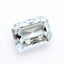 Moissanite 1PC Large 8x12 MM Emerald Faceted White Sparkling Man Made Gems