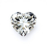 Moissanite 1PC Large 11x11 MM Heart Faceted White Fine Man Made Loose Gemstone