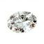 Moissanite 1PC Large 10x12 MM Oval Faceted White Luster Man Made Loose Gems