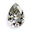 Moissanite 1PC Chunky 15x20 MM Pear Faceted White Luster Man Made Loose Gemstones