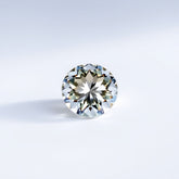 Moissanite 10PC Tiny 4x4 MM Round Faceted White Brilliant Man Made Loose Gemstones