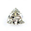Moissanite 1PC Medium 9x9 MM Triangle Faceted White Lustrous Man Made Gems