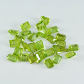 Peridot 1PC Small 6x9 MM Emerald Faceted Green Shine Semi Precious Loose Gemstones