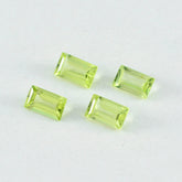 Peridot 1PC Tiny 3x5 MM Emerald Faceted Green Polished Semi Precious Loose Gemstones