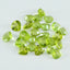 Peridot 10PC Tiny 4x4 MM Heart Faceted Green Brilliant Semi Precious Loose Gemstones