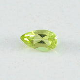 Peridot 1PC Tiny 3x5 MM Pear Faceted Green Shine Semi Precious Loose Gems