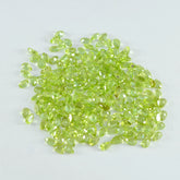 Peridot 1PC Tiny 4x6 MM Pear Faceted Green Fine Semi Precious Loose Gemstone