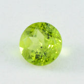 Peridot 1PC Chunky 15x15 MM Round Faceted Green Superior Semi Precious Loose Gemstone