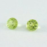 Peridot 1PC Small 7x7 MM Round Faceted Green Splendid Semi Precious Loose Gemstone