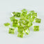 Peridot 1PC Tiny 5x5 MM Square Faceted Green Sparkling Semi Precious Gems
