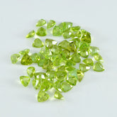 Peridot 1PC Tiny 5x5 MM Triangle Faceted Green Sparkling Semi Precious Gems
