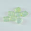 Prehnite 1PC Large 8x12 MM Emerald Cabochon Green High Quality semi Precious Loose Gemstones