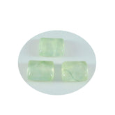 Prehnit 1PC Großer 9x11 MM Smaragd Cabochon Grün Feiner Halbedelstein Lose Edelstein