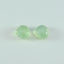 Prehnite 1PC Large 10x10 MM Heart Cabochon Green Genuine semi Precious Loose Gems