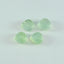 Prehnite 1PC Small 7x7 MM Heart Cabochon Green Fine semi Precious Semi Precious Gemstone