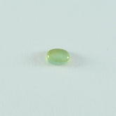 Prehnite 10PC Tiny 4x6 MM Oval Cabochon Green Lustrous semi Precious Semi Precious Gemstone