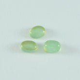 Prehnite 1PC Small 6x8 MM Oval Cabochon Green Fine semi Precious Gems