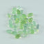 Prehnite 10PC Tiny 4x6 MM Pear Cabochon Green Genuine semi Precious Loose Gemstones