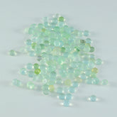 Prehnite 10PC Tiny 3x3 MM Round Cabochon Green Polished semi Precious Precious Gemstone